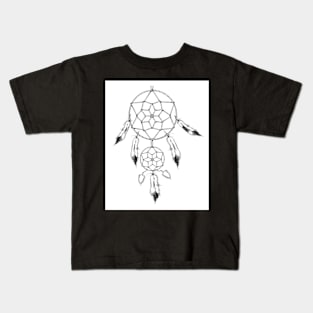 Dream catcher, traditional symbol of Native americans. Kids T-Shirt